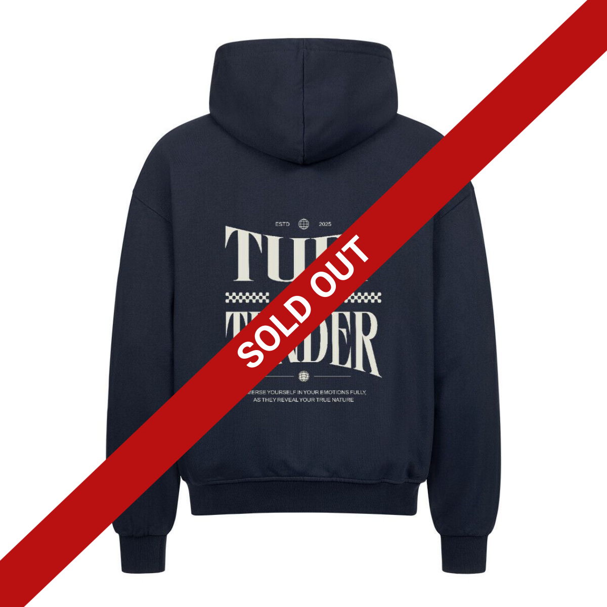 TNT 1 Oversized Zipper Hoodie